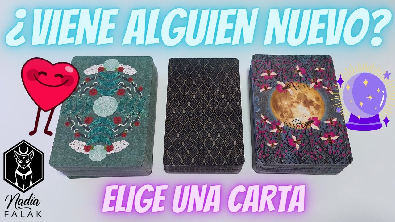 ¿VIENE ALGUIEN NUEVO A MI VIDA? 💕 Tarot Interactivo Amor ✨ Nadia Falak