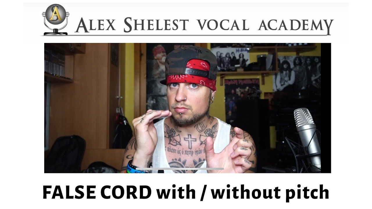 Alex Shelest Vocal Lessons - False Cord scream with / without pitch