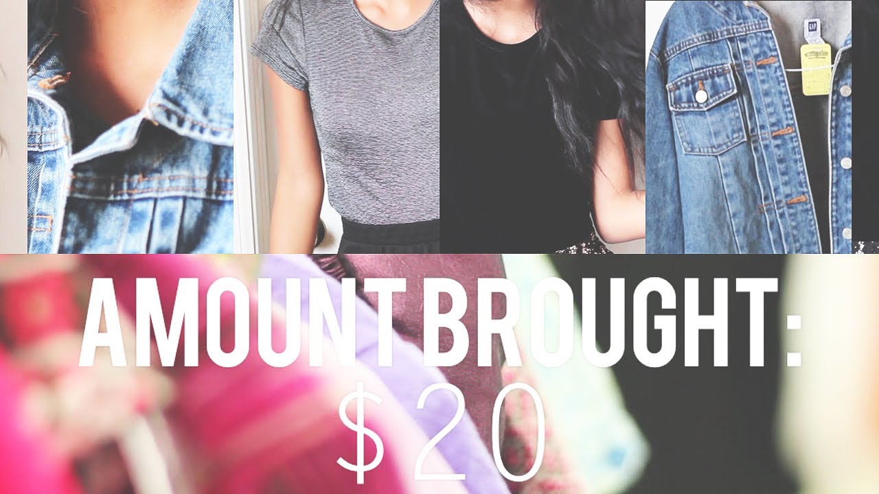 $20 Thrift Trip (Brandy Melville & American Apparel Looks for Less)
