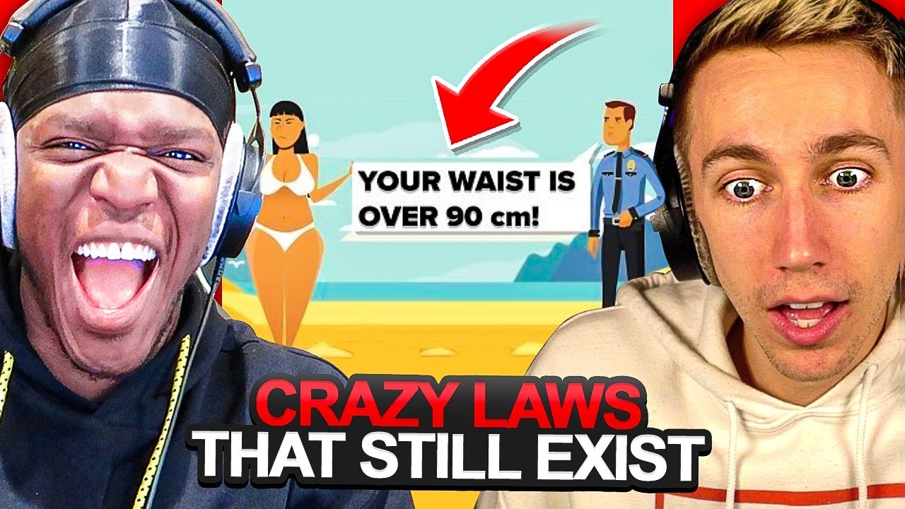 SIDEMEN REACT TO CRAZY LAWS THAT STILL EXIST