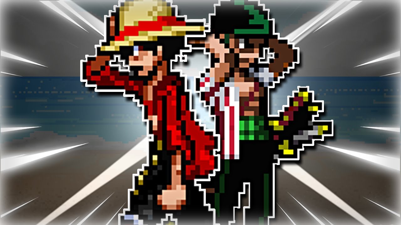 LUFFY E ZORO VS MARINHA NO MUGEN! WAVE MARINE