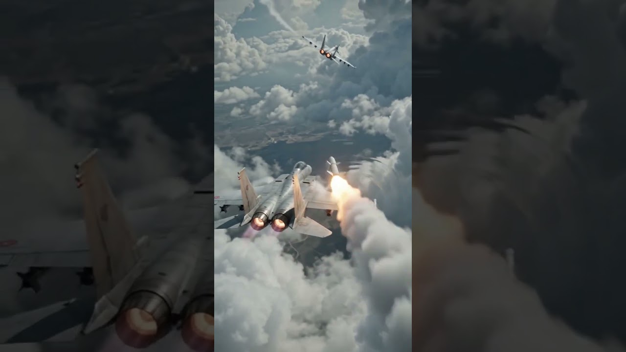 Dogfight to ground Strike #military #aviation #jet #cinematic #8k #war #simulation #fyp #viral