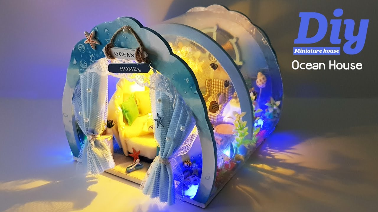 DIY Miniature Dollhouse KitㅣOcean houseㅣ오션하우스ㅣ미니어처하우스ㅣ박소소(soso miniature)