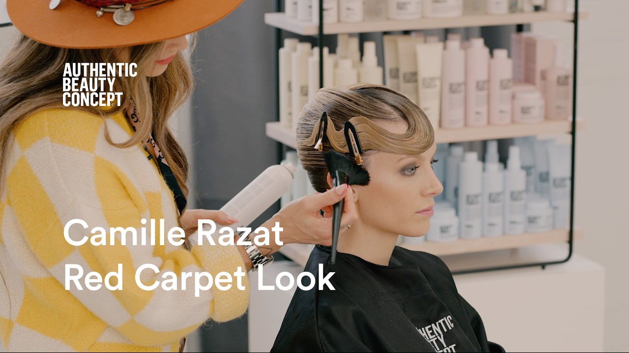 Camille Razat’s Red-Carpet Look | French Twist Hairstyle Tutorial