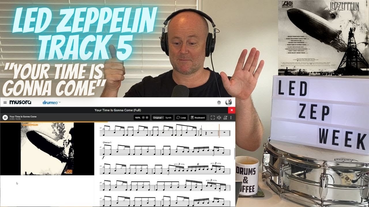 Drum Teacher Reaction: JOHN BONHAM | Led Zeppelin - 'Your Time Is Gonna Come' (Track 5 Debut Album)