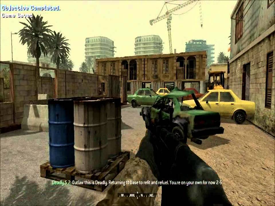Call of Duty 4 - Modern Warfare - The Fortress (New SP Map) - Gameplay