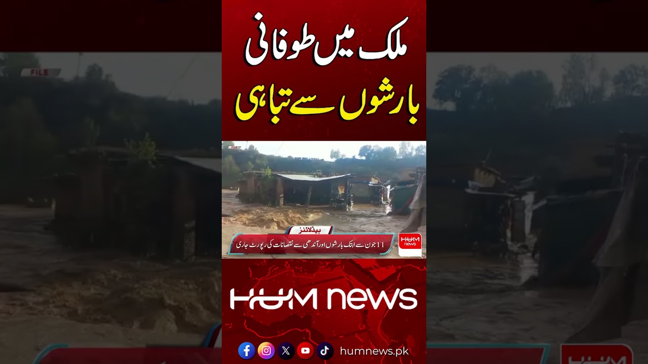Storm Rains Trigger Disaster Situation | Hum News | Pakistan