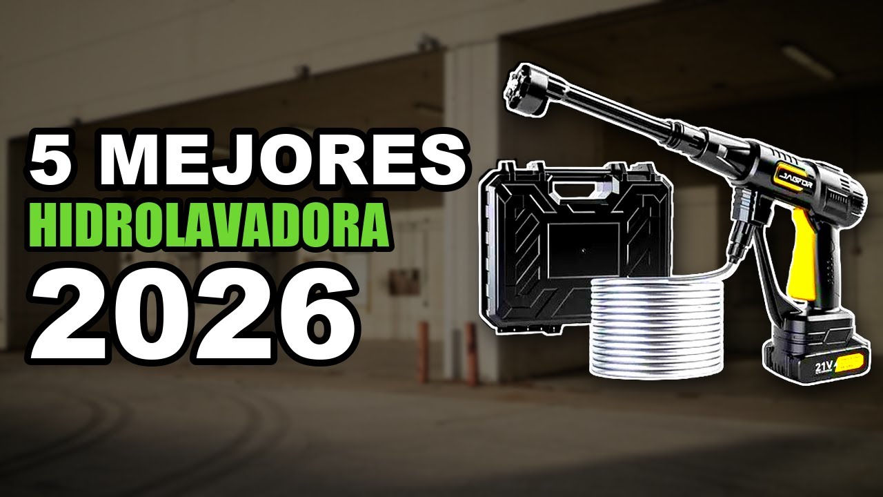 Las 5 mejores hidrolavadoras para auto [2026]