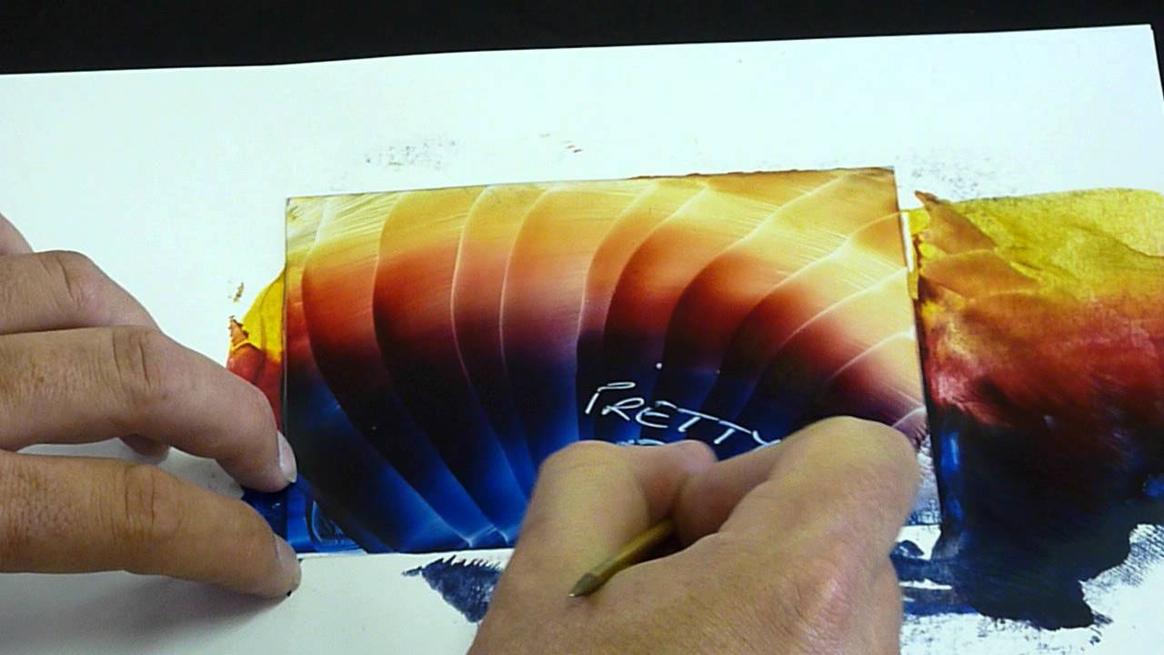 Encaustic art -  wax painting demonstration