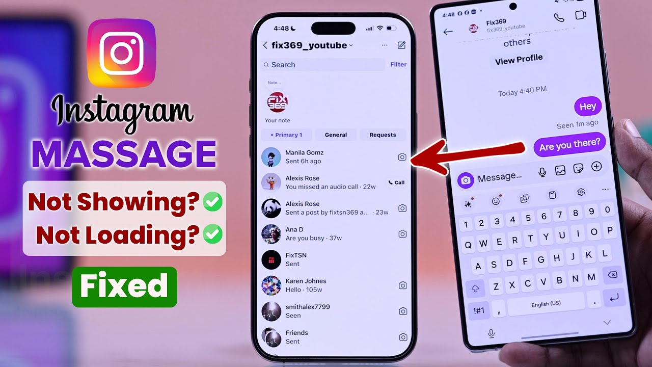 Fix: Instagram Message Not Showing Up!