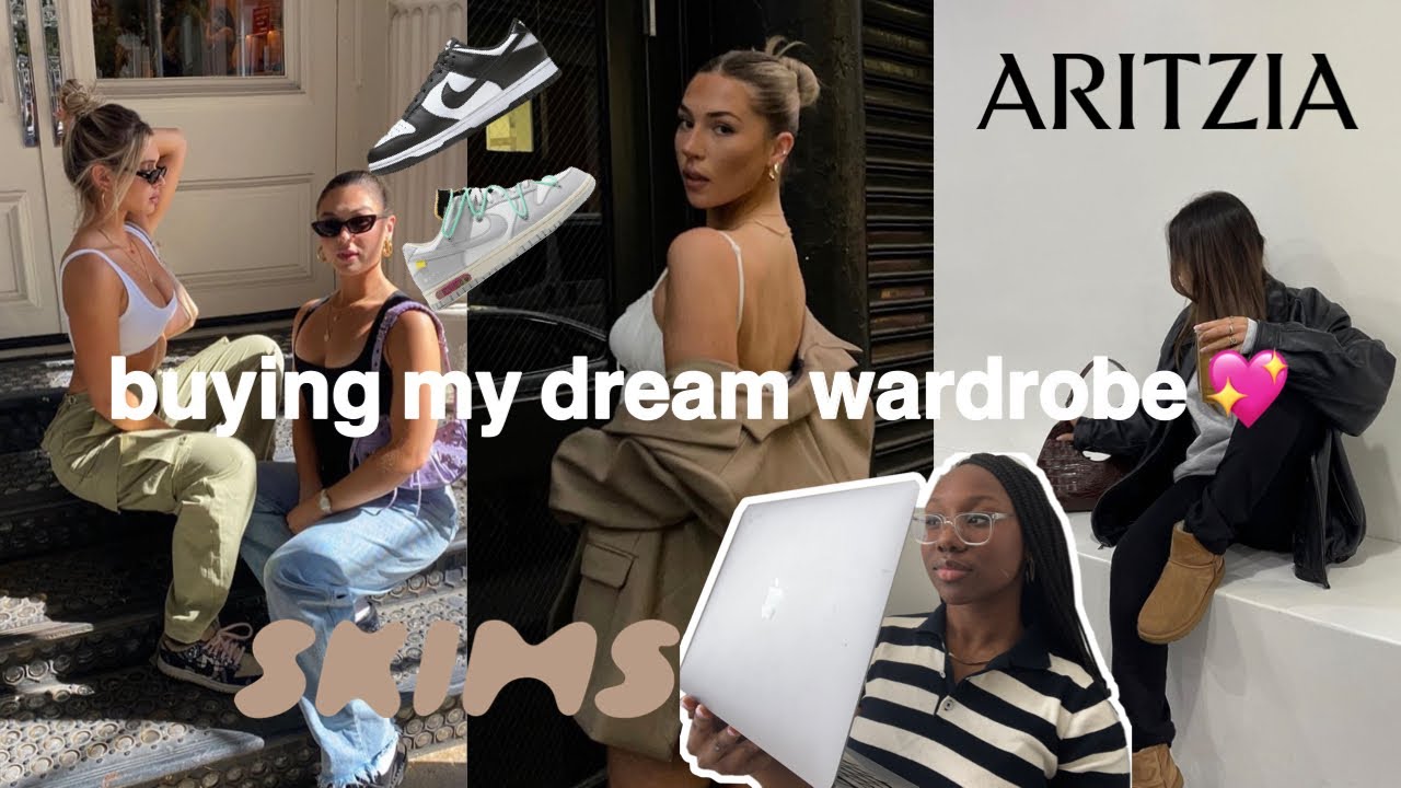 spending $1000 to buy my dream wardrobe | online shop w me