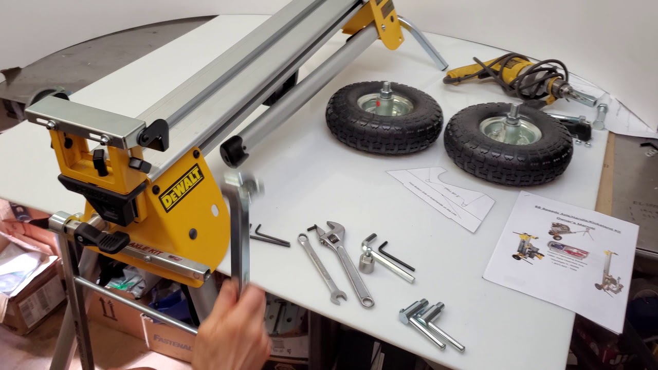 Why haven't you made your DeWalt Stand Mobile yet? CFS has you covered. Bonus Kickstand Install!