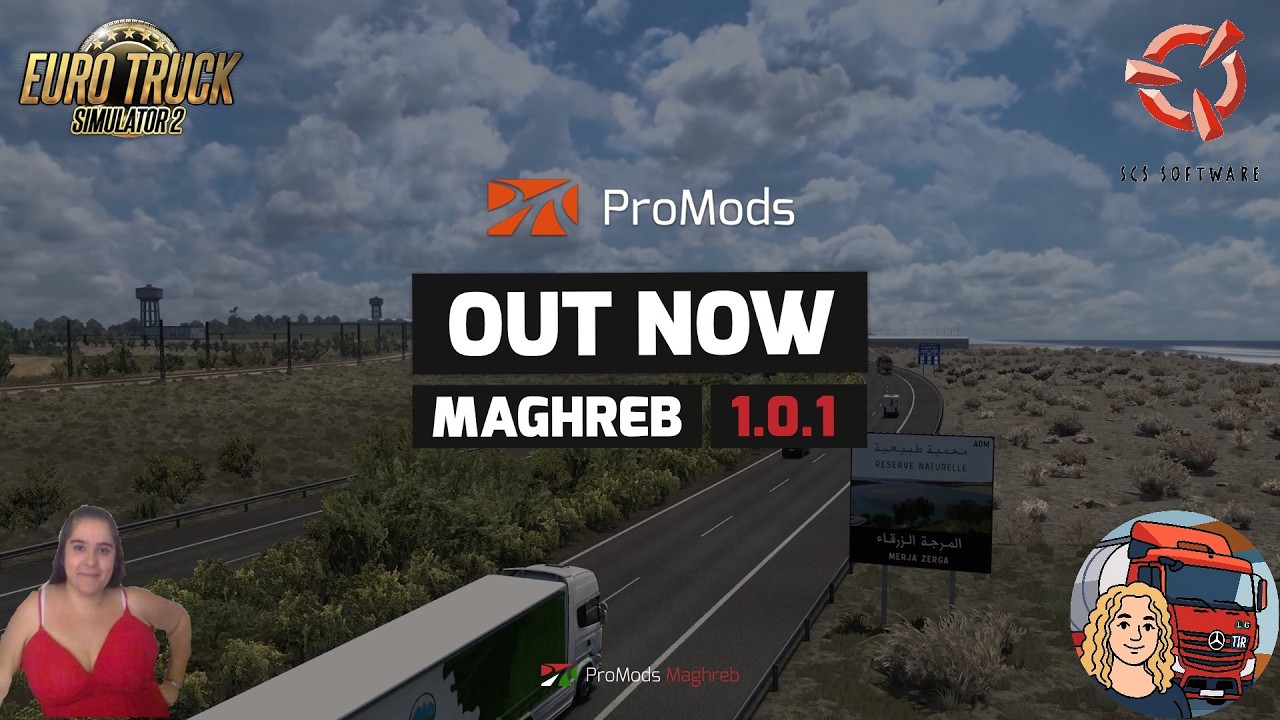 Euro Truck Simulator 2 (1.58) Maghreb Add-On Pack v1.0.1 for ProMods v2.81 [1.58] + DLC's & Mods
