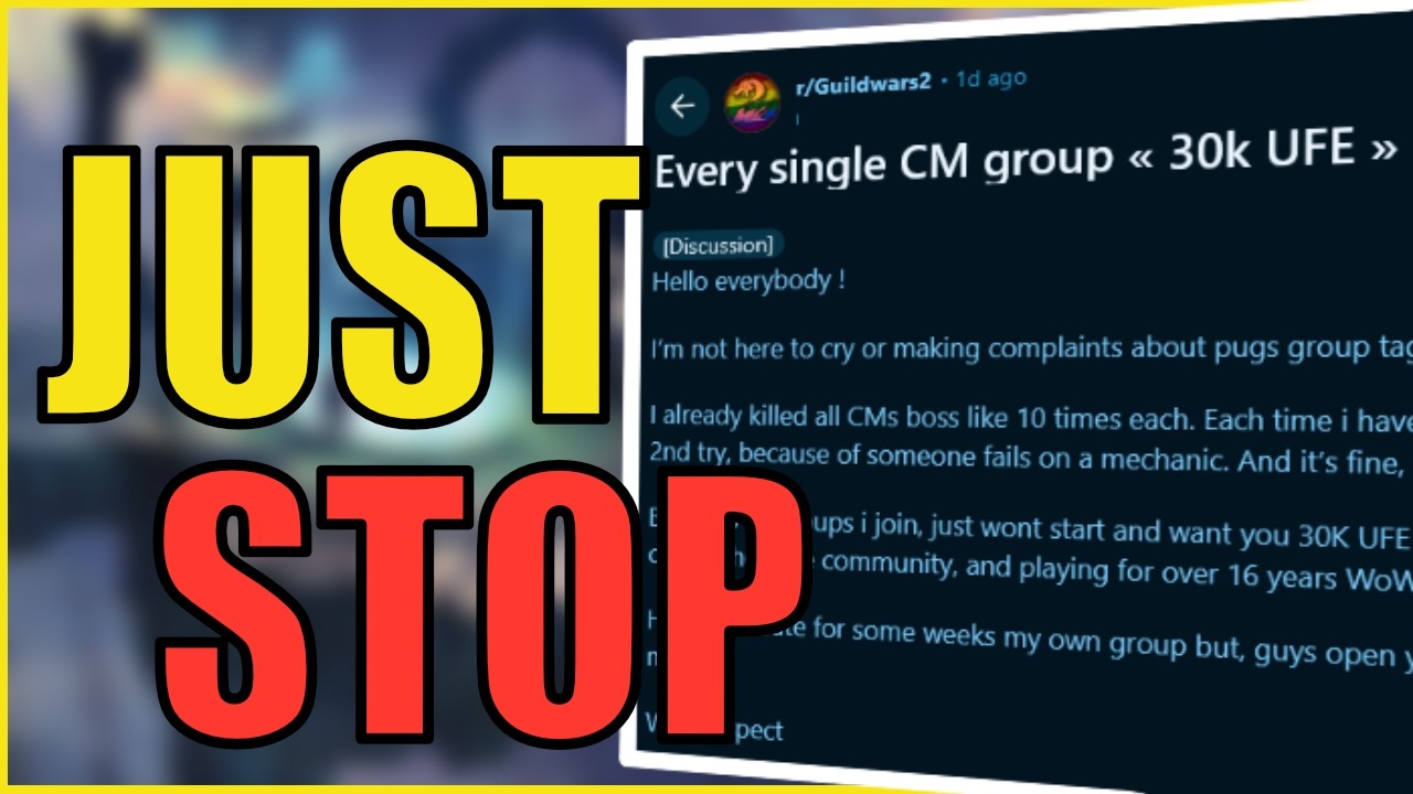 Please STOP doing this if you want GW2 endgame to thrive...