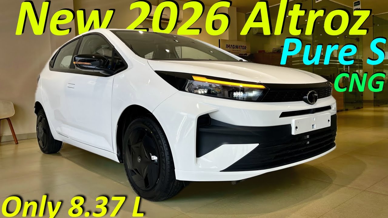 Tata altroz pure s cng 2026 . Tata Altroz cng second base model. 