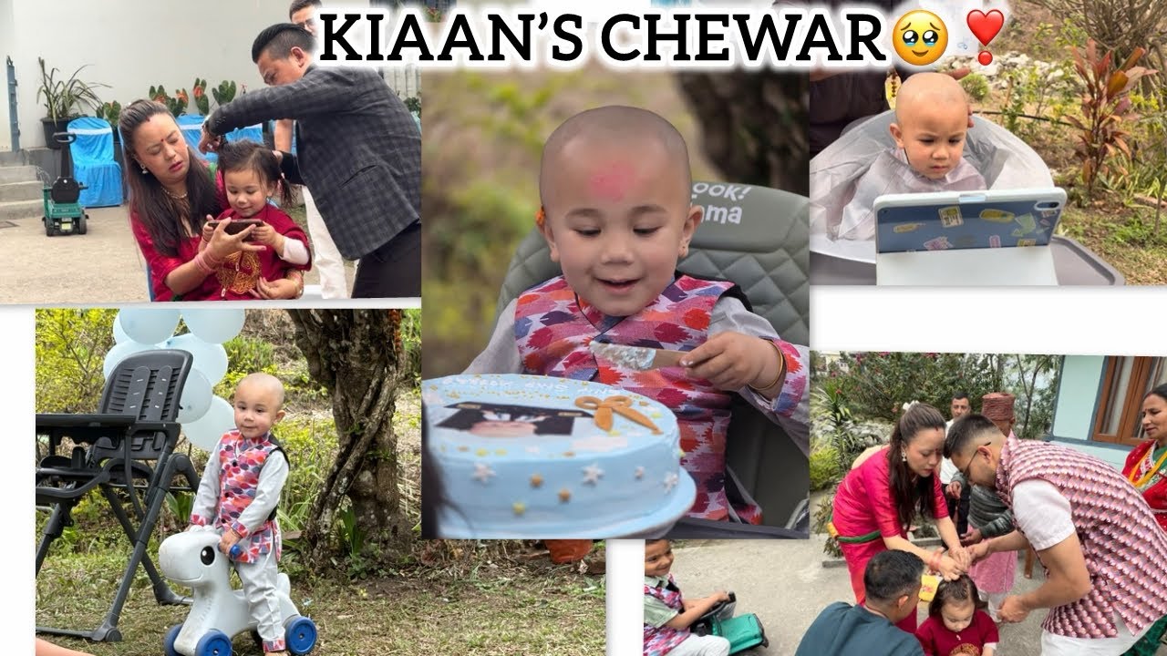Kiaan’s First Haircut Ever! ✂️ Chewar Ceremony Vlog | Family Celebration