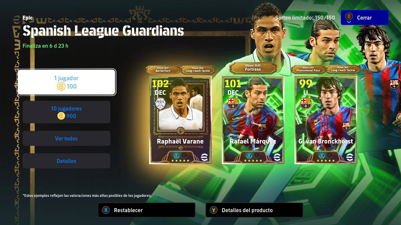 EXTENSIBLE DIA 113 l  🚨LLEGO VARANE & RAFITA MARQUEZ EPIC🚨 #efootball