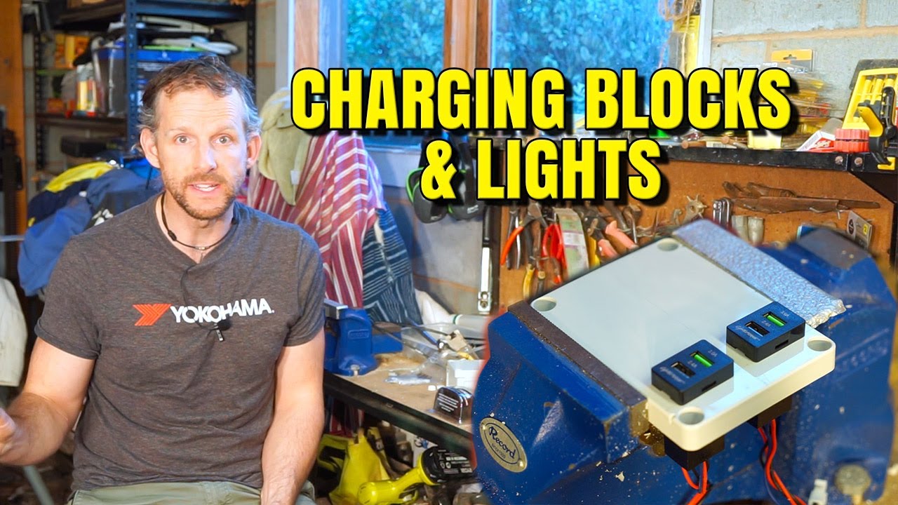 Charging Blocks & Lights for Overlanding