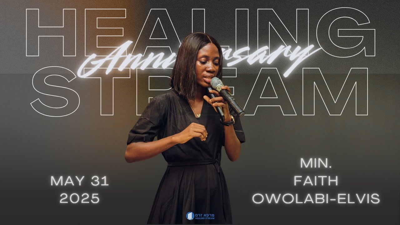 MIN. FAITH OWOLABI ELVIS AT HEALING STREAM 3RD YEAR ANNIVERSARY