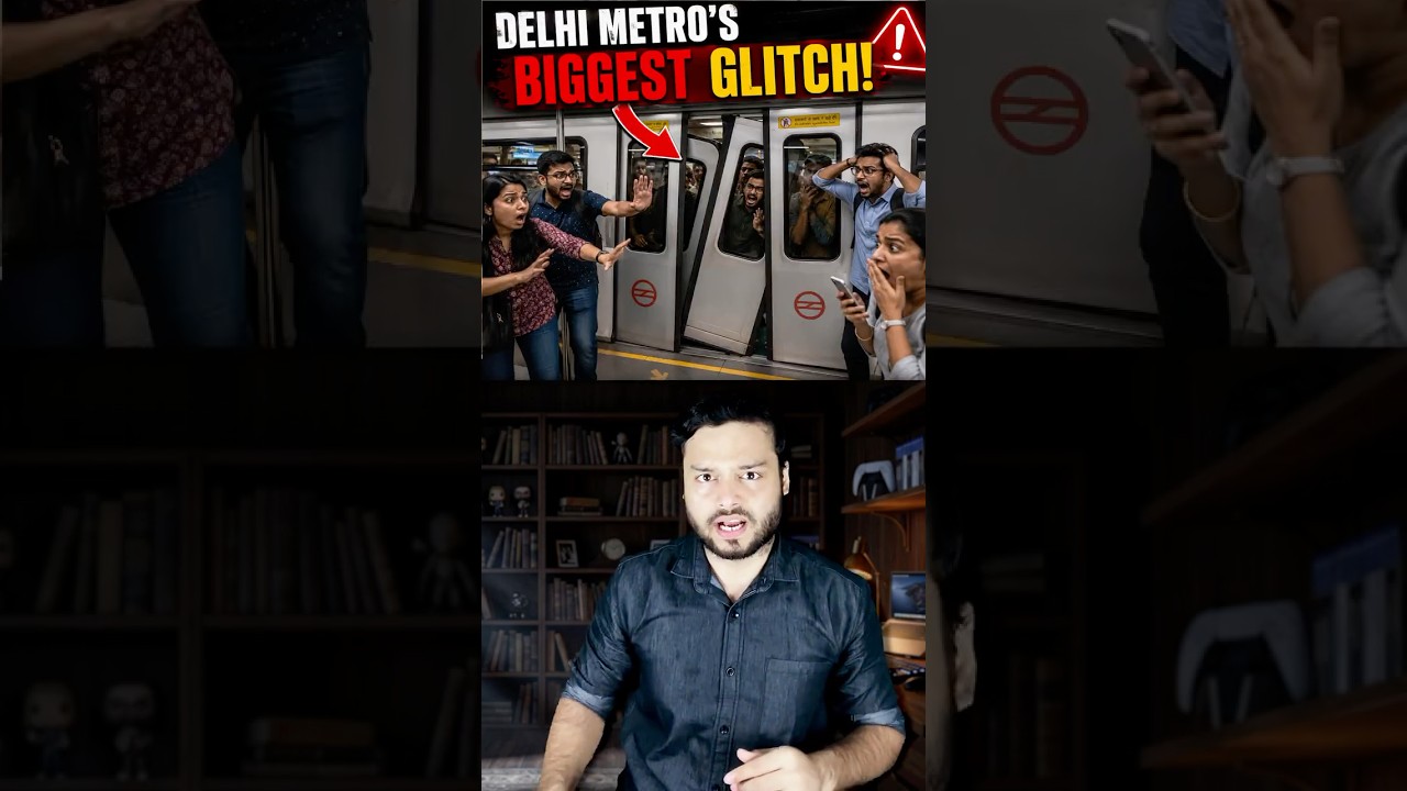 Dangerous Delhi Metro &lsquo;GLITCH Error&rsquo; Nobody Expected! Delhi's Weirdest Incident #shorts