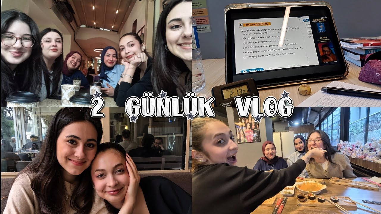 YKSYE NASIL 132 GÜN KALDI | bacıkolarla kafe date,kütüpsel