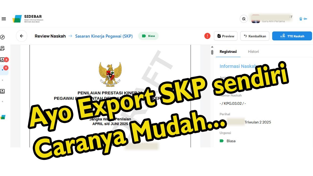 CARA EXPORT SKP TW2 2025