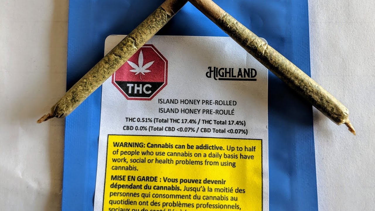 Canadian cannabis review Highland Island Honey.