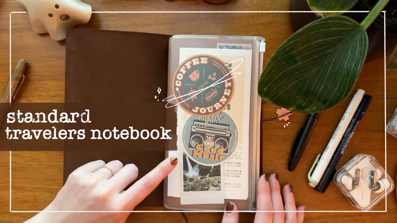 Настройка блокнота Standard Travelers Notebook и атмосфера грозы | LindseyScribbles