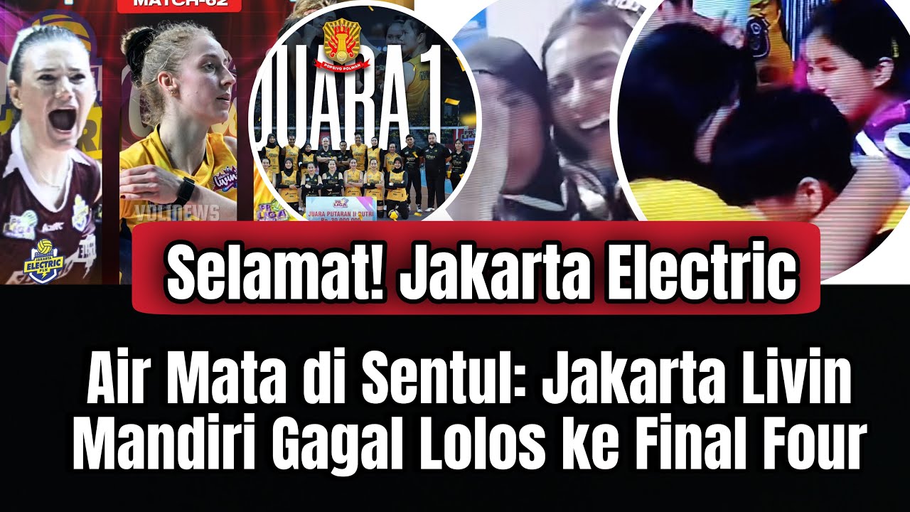 Air Mata di Sentul: Jakarta Livin Mandiri Gagal Lolos ke Final Four