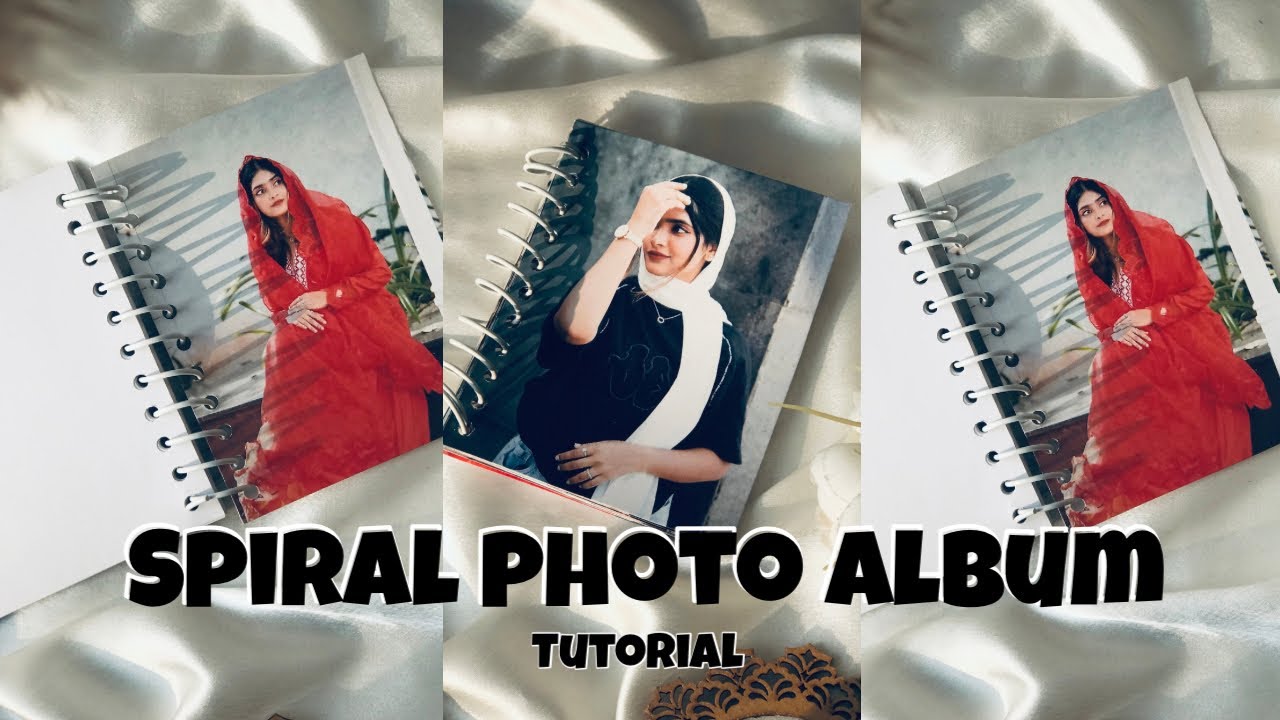 EASY SPIRAL PHOTO ALBUM MAKING TUTORIAL | HOW TO MAKE SPIRAL ALBUM AT HOME |Saluzz.art._