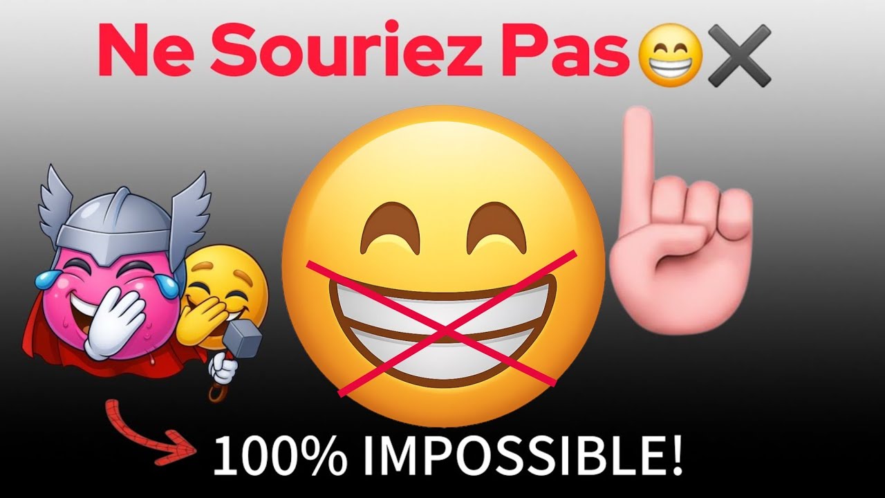 SI VOUS SOURIEZ, VOUS PERDEZ *NIVEAU DÉMONSIAQUE* | 99,999% IMPOSSIBLE ! 😁😱✖️