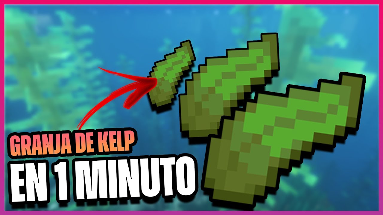 Granja de Algas en 1 MINUTO - Minecraft