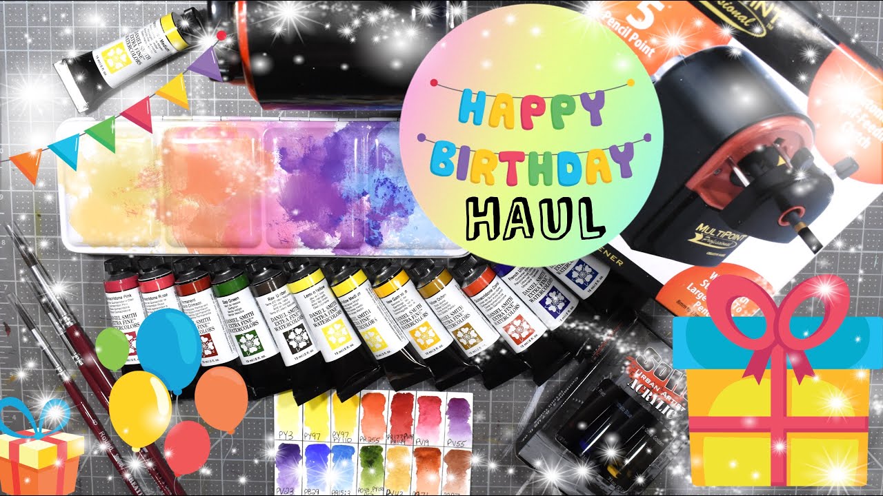 Birthday Art Supply HAUL 2023