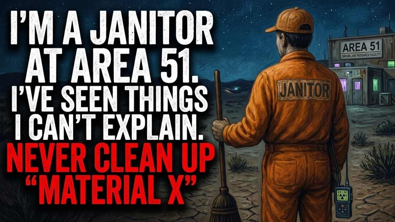 I Was a Janitor at Area 51 For 11 Years. I've Seen Things I Can Never Explain.