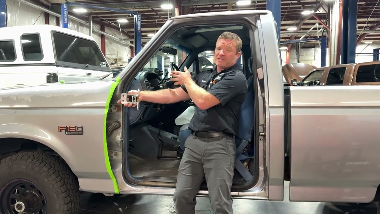 OBS Ford Truck Door Hinge Repair with OBS Solutions