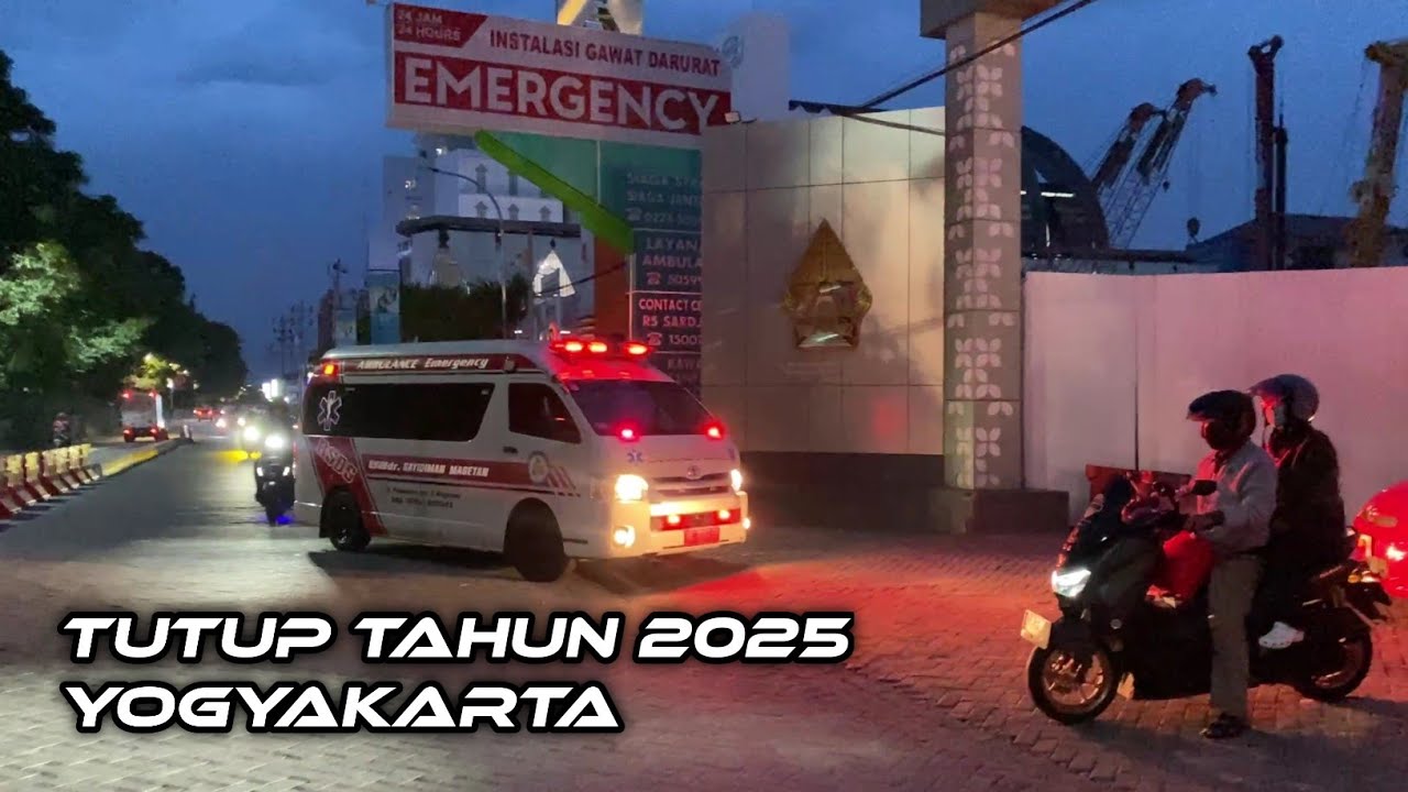 LALU LINTAS CUKUP LANCAR - AMBULANCE DASHCAM ON DUTY JOGJA