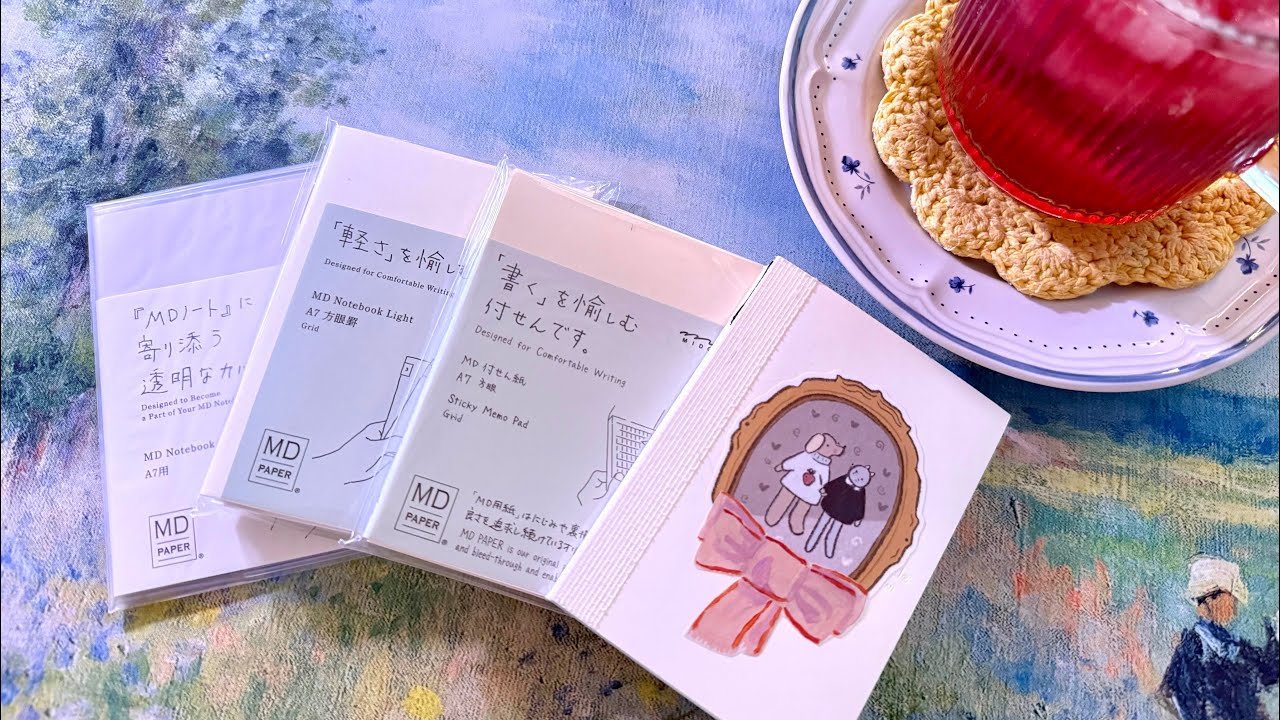 Adorable Midori A7 Notebook, Sticky Memo Pad, and more…. 💕