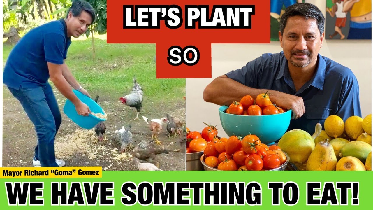 MAYOR RICHARD GOMEZ: LET'S PLANT SO WE HAVE SOMETHING TO EAT!