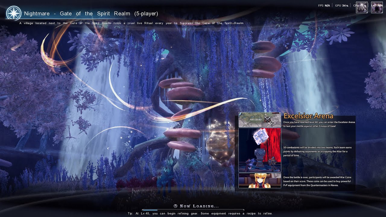Aura Kingdom - Nightmare - Gate of the Spirit Realm (5-player) - Solo attempt Bard S35