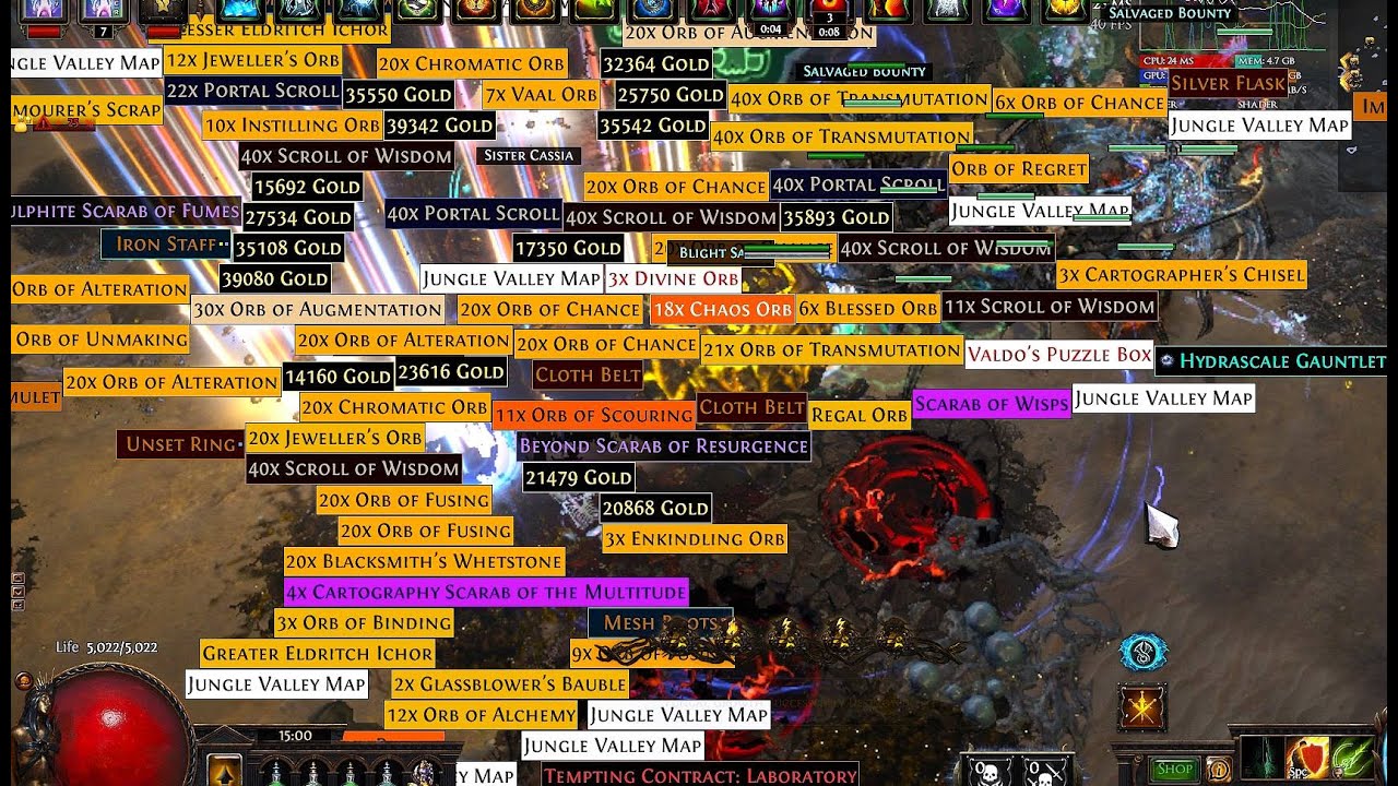 [ POE 3.26 ] T16.5 Blight Explosion Farming