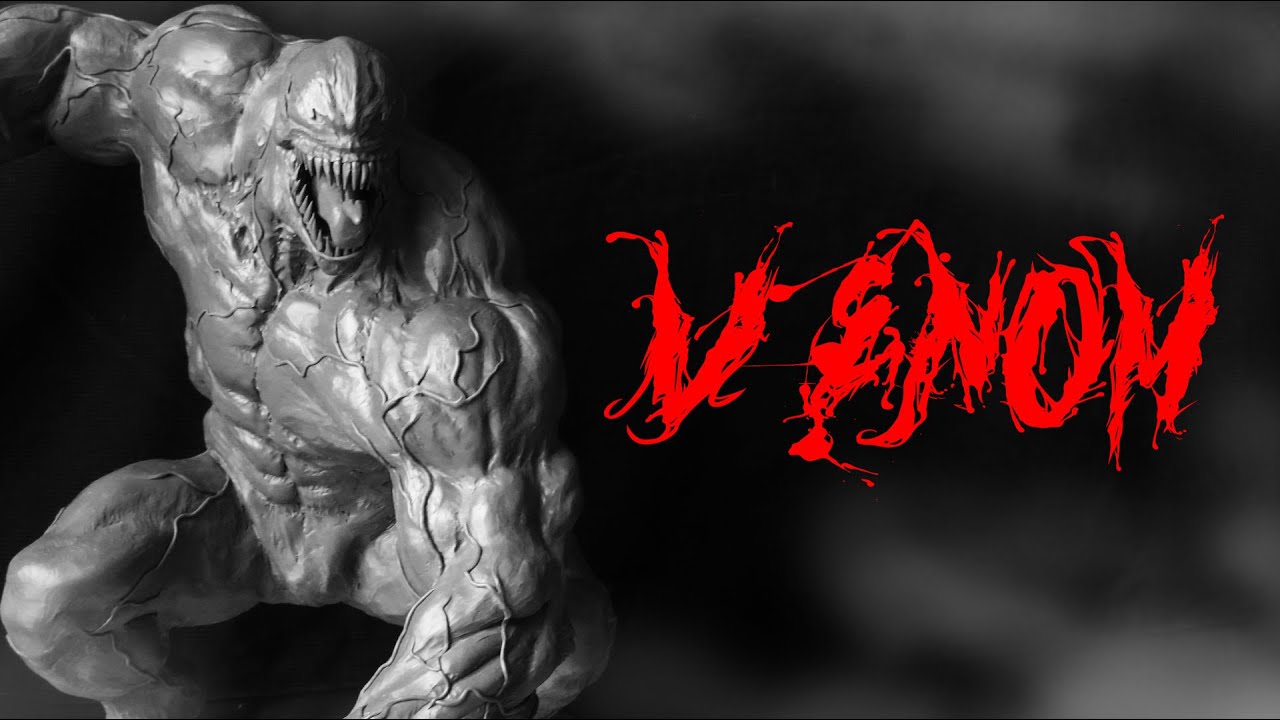 Sculpting Venom / Веном - лепка персонажа , скульптура из пластилина / Marvel