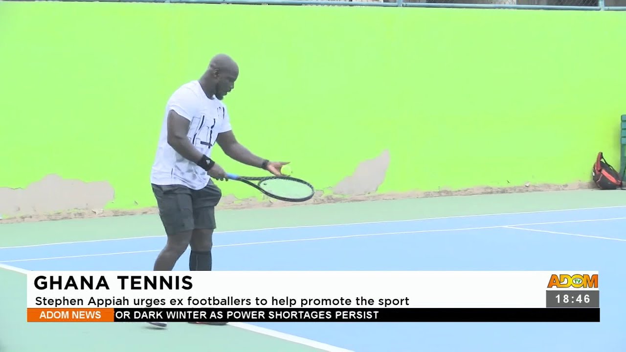 Ghana Tennis: Stephen Appiah urges ex footballers to help promote the sport – Agokansie (20-4-23)