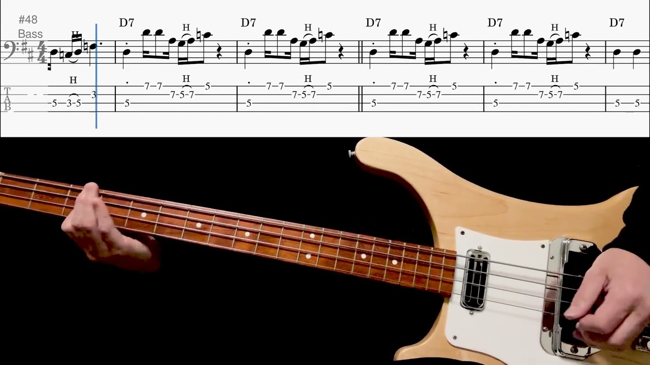 Bass TAB : Taxman - The Beatles - isolated track