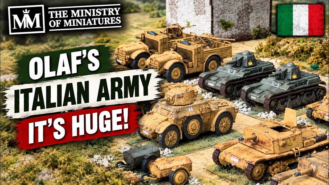 Olaf&rsquo;s Italian army - Bolt Action & Chain of Command - this is HUGE!