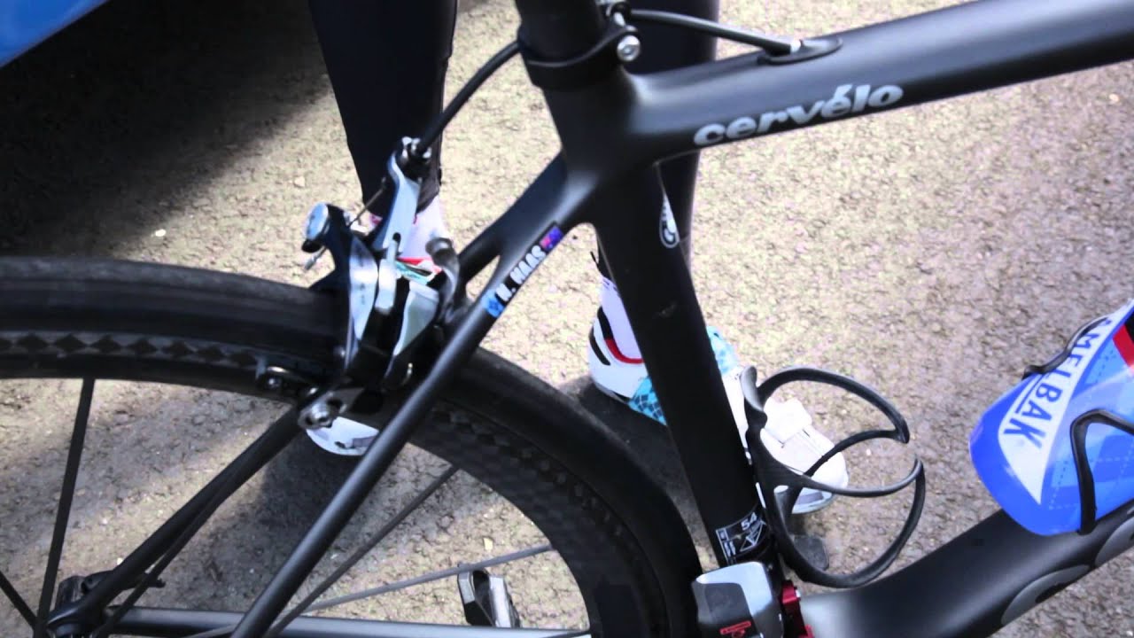 Nathan Haas and his Cervelo R5