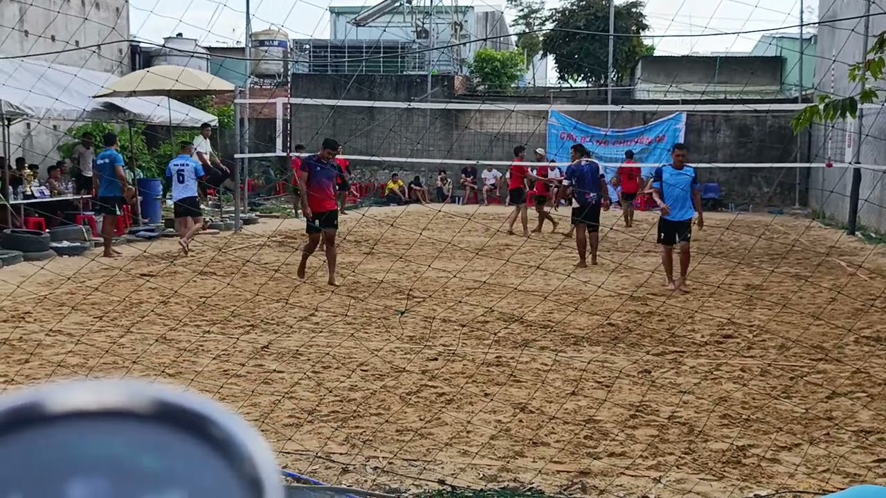 Giải bóng chuyền 44 sân thạch đen sét 1 bgm vs tư bình #volleyball #bongchuyenvietnam 