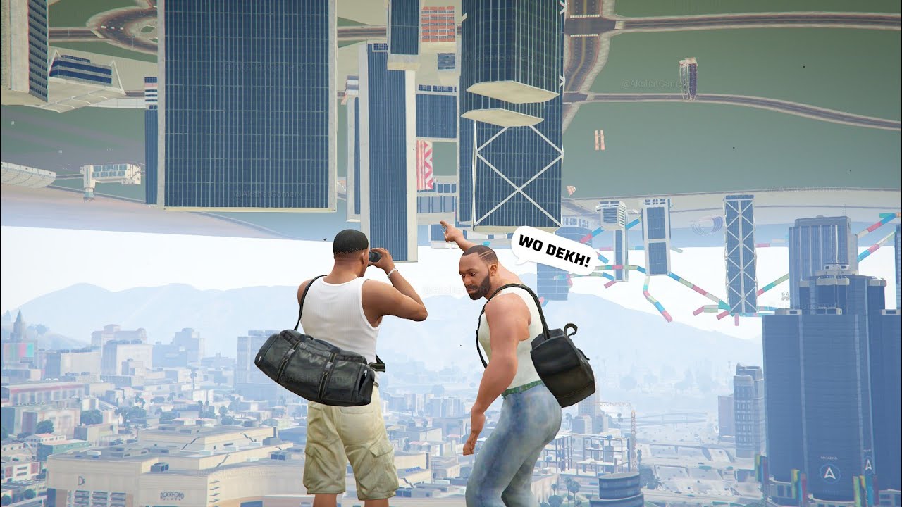 CAN FRANKLIN SAVE LOS SANTOS FROM HANGING INDIAN BIKES DRIVING 3D CITY