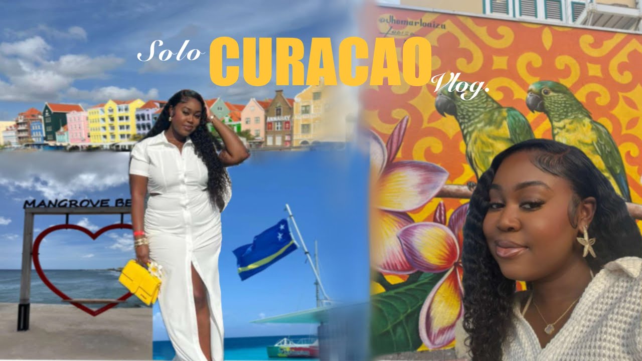 SOLO TRAVEL to CURACAO Vlog | My First Solo Trip, Boat Day, Relaxing, Excursions & more