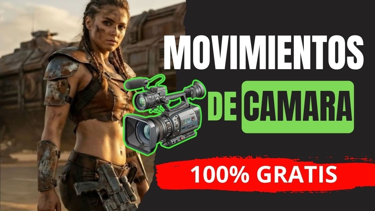🎥 Movimientos de Cámara para crear videos con IA a nivel PRO - 100% GRATIS ✔️