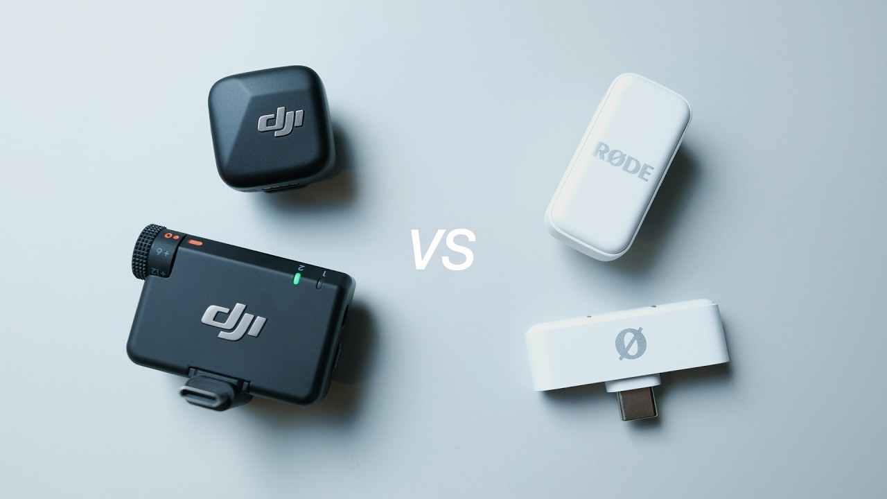 【徹底比較】ベストワイヤレスマイクを決めよう。DJI Mic Mini vs RØDE Wireless Microどちらを選ぶべきか？